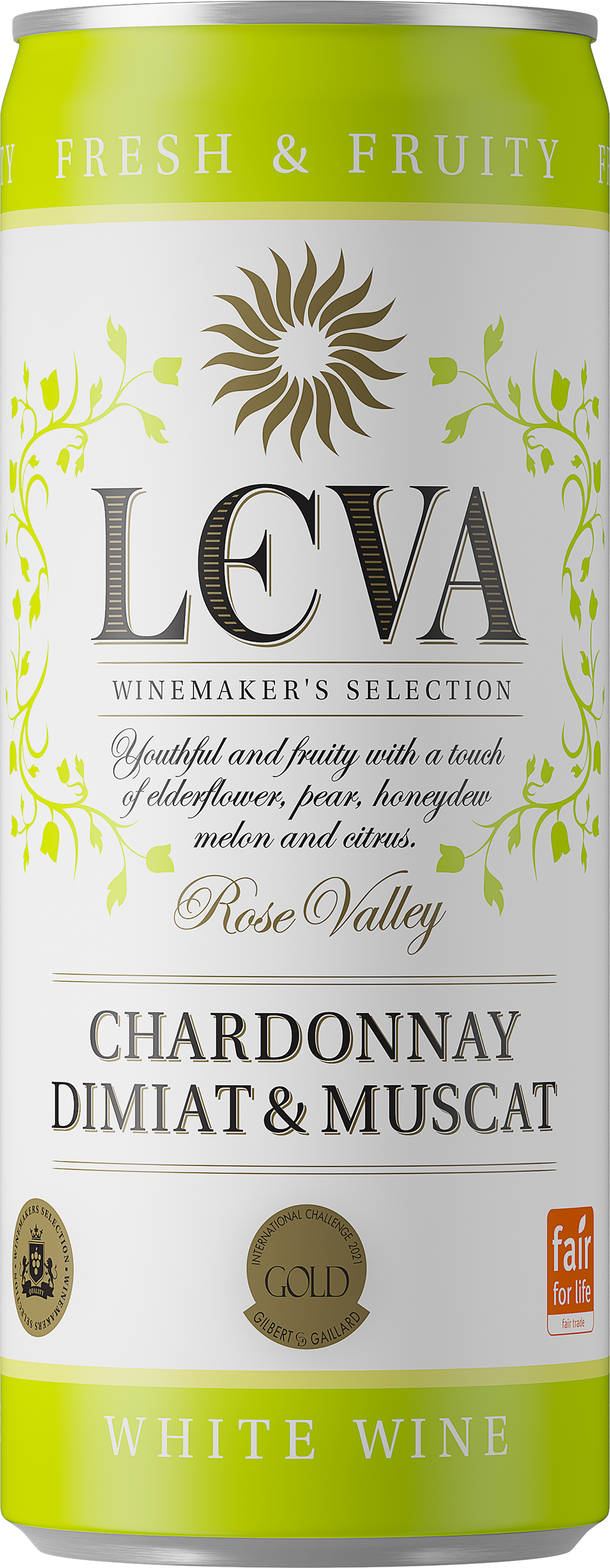 Leva Chardonnay Dimiat Muscat burk